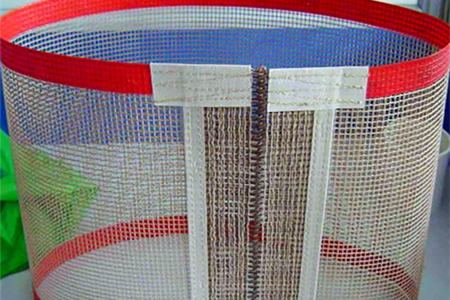 Højtemperaturbestandigt PTFE mesh bånd PTFE mesh transportbånd