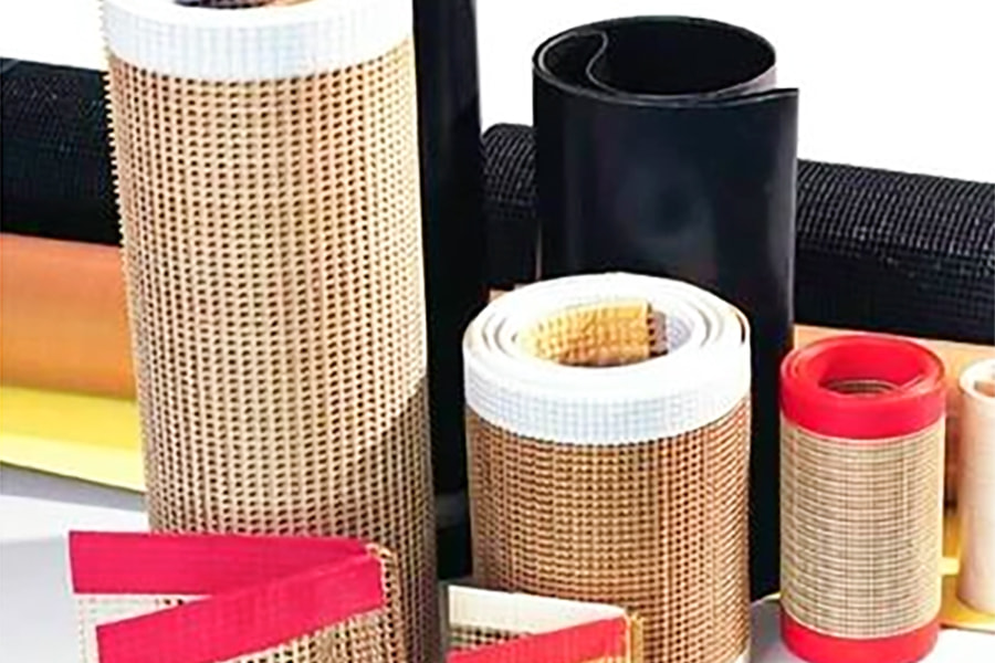Højtemperaturbestandigt PTFE mesh bånd PTFE mesh transportbånd