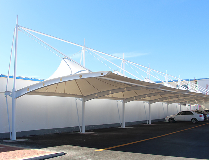 Udendørs parasolpavillon